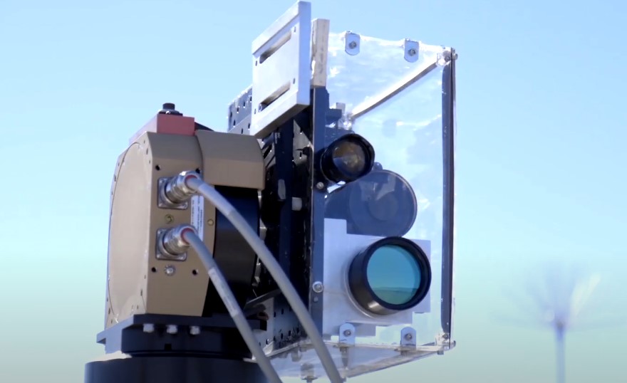 Sophisticated optical system, engineered for precise data acquisition