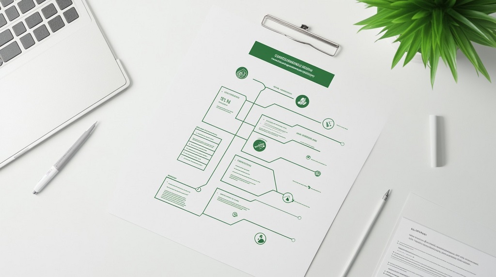 EMS system diagram with eco-friendly visuals