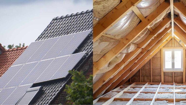 Solar Panels vs Insulation
