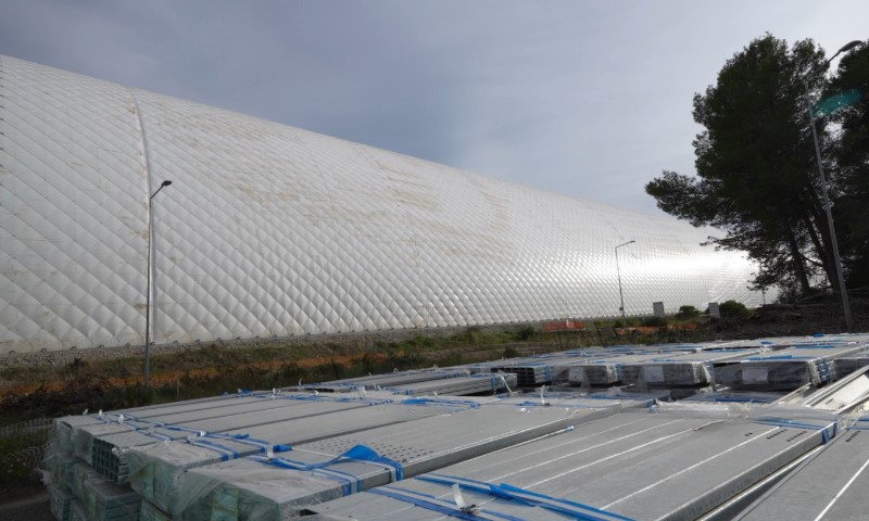 Energy Dome in Ottana, Sardinia